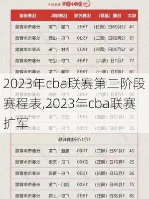 2023年CBA比赛赛程表出炉，球迷们热情高涨，你却孤独寂寞冷，是为何？