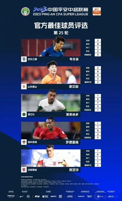 中超25轮五佳 揭晓中超25轮最佳表现球员-第2张图片-www.211178.com_果博福布斯